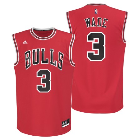 Herren NBA Chicago Bulls Trikot Dwyane Wade Auswärtstrikot Swingman
