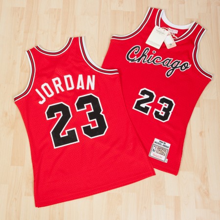 Herren NBA Chicago Bulls Trikot Michael Jordan 1984-85 Rookie Heimtrikot Swingman