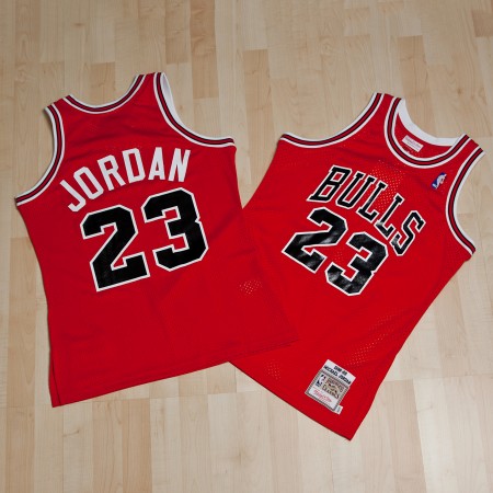 Herren NBA Chicago Bulls Trikot Michael Jordan 1988-89 Authentic Auswärtstrikot Swingman