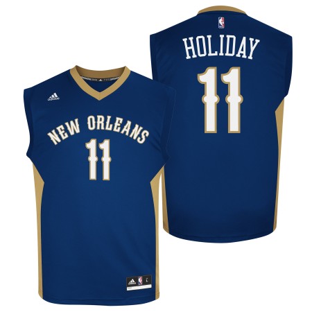 Herren NBA New Orleans Pelicans Trikot Jrue Holiday Auswärtstrikot Swingman