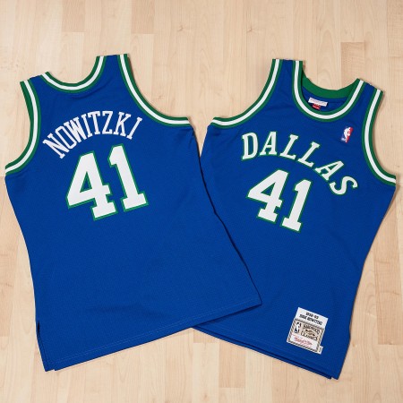 Herren NBA Dallas Mavericks Dirk Nowtizki 1998-99 Authentic Auswärtstrikot Swingman
